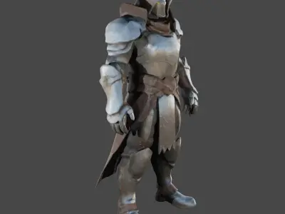 Humanoid gear 3D model 3D model