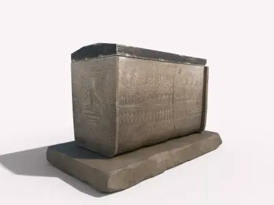 Egyptic Sarcophagus 3D model purchase