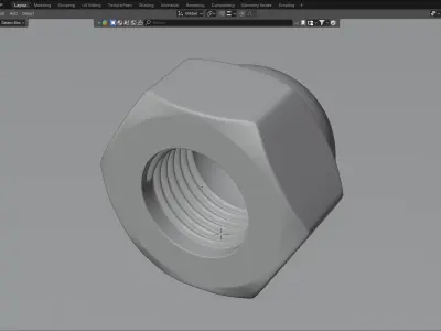 Nut Dome Head 3D model