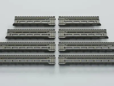 MFR Handguards - Replica Low-poly 3D model