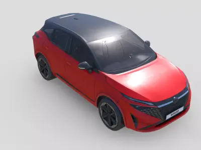 Low Poly Car - Nissan Qashqai 2025 Low-poly 3D model