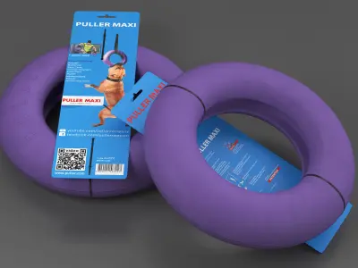 Outdoor Dog Toy Puller Maxi Package 3D model