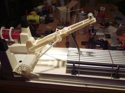 Crane for oil rig supplier Rembertiturm  3D print model