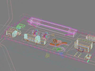 Industry Building 3D model by papan-denis
