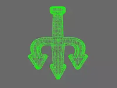 Star Tridents V10B Shoulder Symbols 3D print model