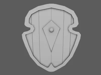Shield 01 1192 1160 Free low-poly 3D model