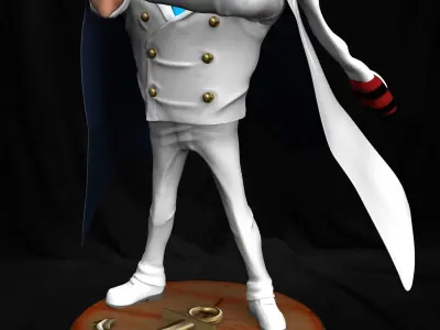 Monkey D Garp One Piece 3D print model