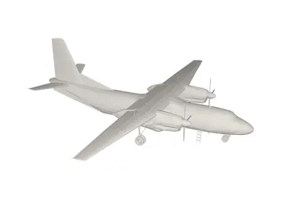 Military Plane concept 3D model buy