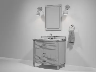 OVE Dacosti 36 Peeble Grey 3D model