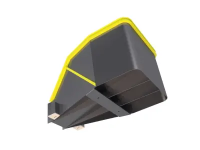 STEEL DISCHARGE CHAMBER Low-poly 3D model