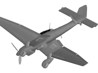 Junkers Ju 87 3D model buy
