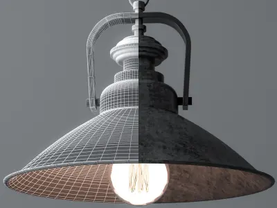 Industrial Lighting Set 2 3D model