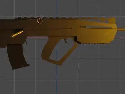 TAR21 for making Games and Animation Low-poly 3D model