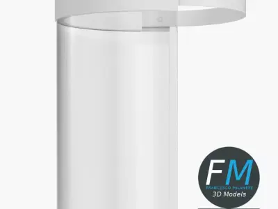 Acrylic face shield 3D model