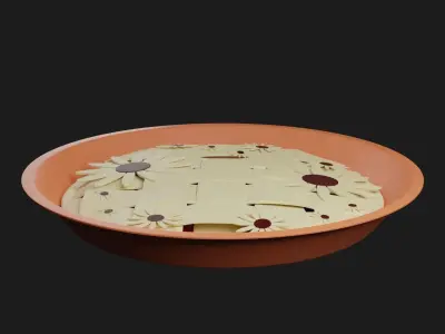 Pie Part 2 Low-poly 3D model