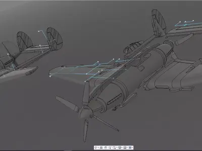 Airspeed AS47 3D print model purchase