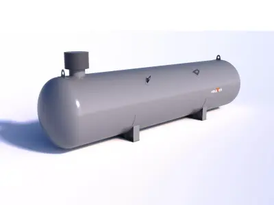 Gasholder underground HEATEX Free 3D model