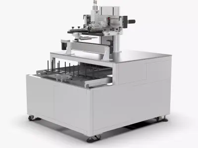 Automatic Screen Printing Equipment 3D model