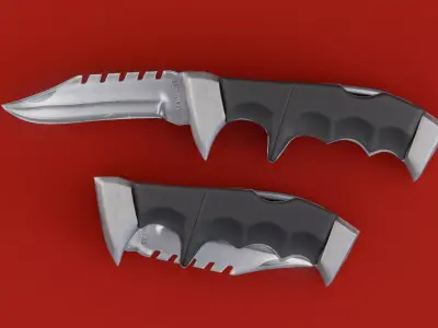 Knife Switchblade Tactical 3D model