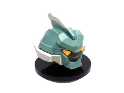 Super Mecha - Myatre of Code Name MY4T3 - 3D Print Ready Low-poly 3D model