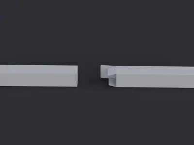 Packaging product box05 Low-poly 3D model