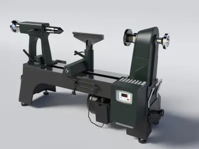 DICTUM Lathe S 175 3D model