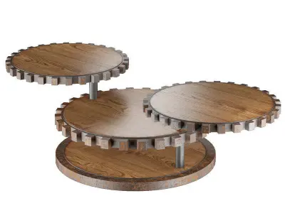 Sprockets End Table 3D model