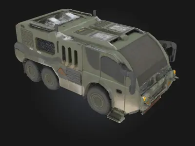Desert Recon Transport  Rugged Mobility for Harsh Terrain 3D model