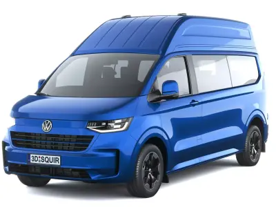 Volkswagen Transporter T7 caravelle L2H2 2025 3D model