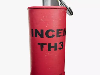 AN-M14 Incendiary Grenade Low-poly 3D model