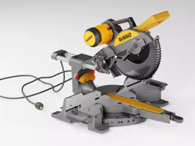 DEWALT DWS727 250mm Miter Saw 3D model