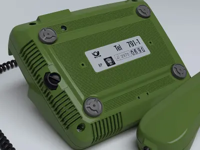 Rotary Telephone FeTAp 791 3D model