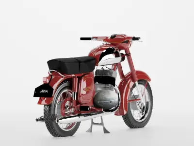 Motorcycle Jawa 360 3D model