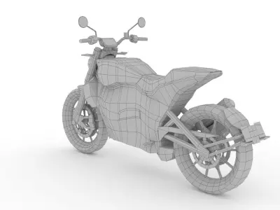 Indian FTR 1200  Low-poly 3D model