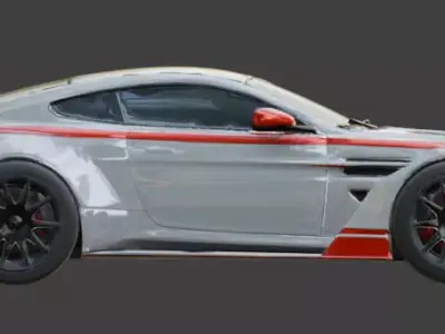 Formula Precision Race Car 3D Model V02 Low-poly 3D model