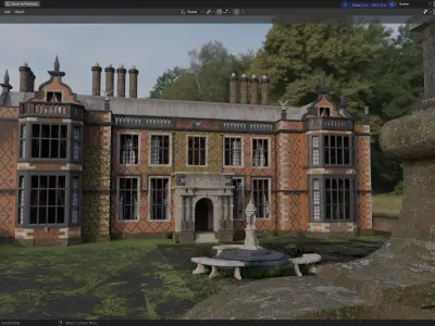 Tommy Shelby Peaky Blinders Arley House  Arrow House Cheshire  3D model