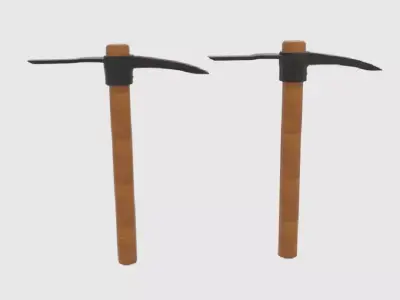  RRO Mattock with Pick  Low-poly 3D model