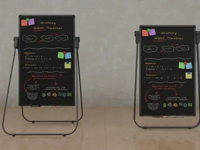  Office Visualization Set - Customizable Writing Boards 