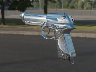 Beretta 92fs 3D model buy