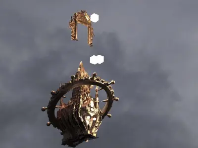 Devine Heavens kingdom helmet 2 3D model