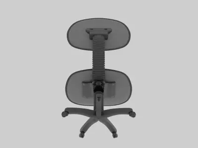 Old Computer Chair Free 3D model
