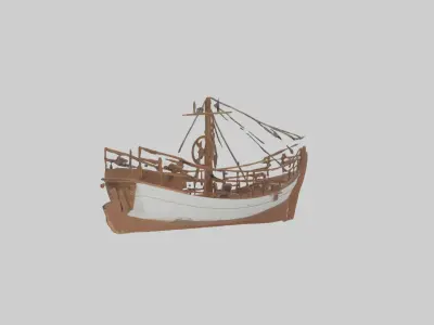 Boat Deck model 3D model
