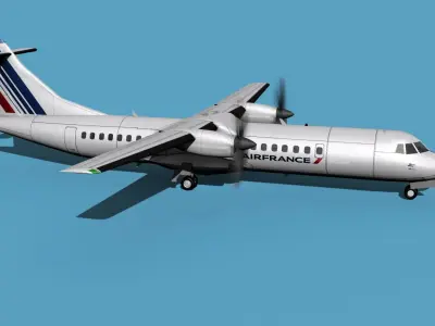 ATR  ATR-72-600 Air France 3D model
