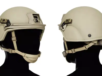 REVISION MILITARY BATLSKIN COBRA HELMET Low-poly 3D model