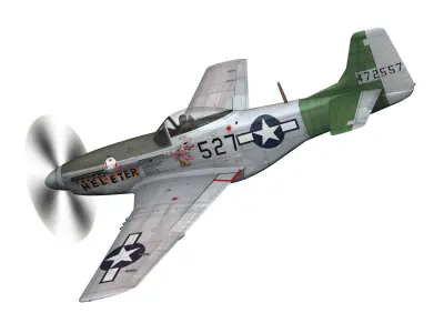 North American P-51D - Heleter  3D model