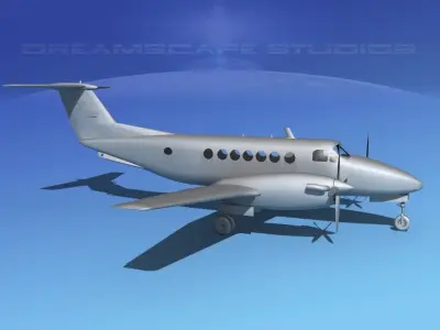 Beechcraft 350 Super King Air VBM 3D model