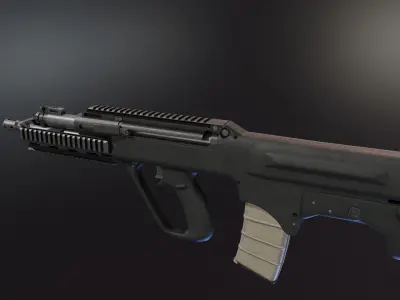 SAR 21 Rifle Low-poly 3D model