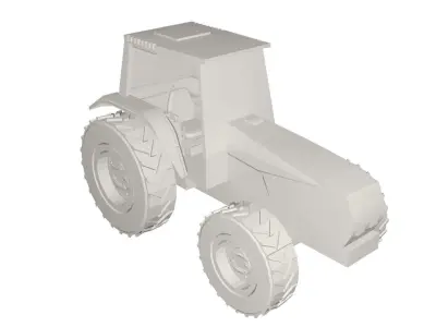 Tractor concept 3D model