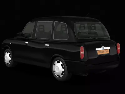 London TX4 Taxi 3D model