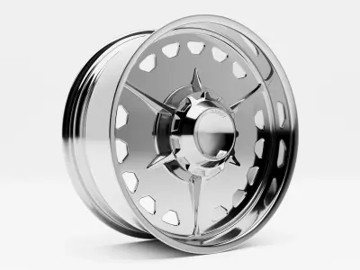 American Racing Stella Wheel 3D model